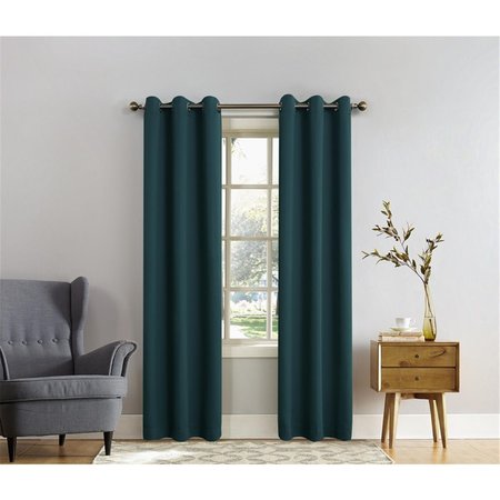 SUN ZERO Sun Zero 6006033 80 x 84 in. Norwich Green Blackout Curtains - Pack of 2 6006033